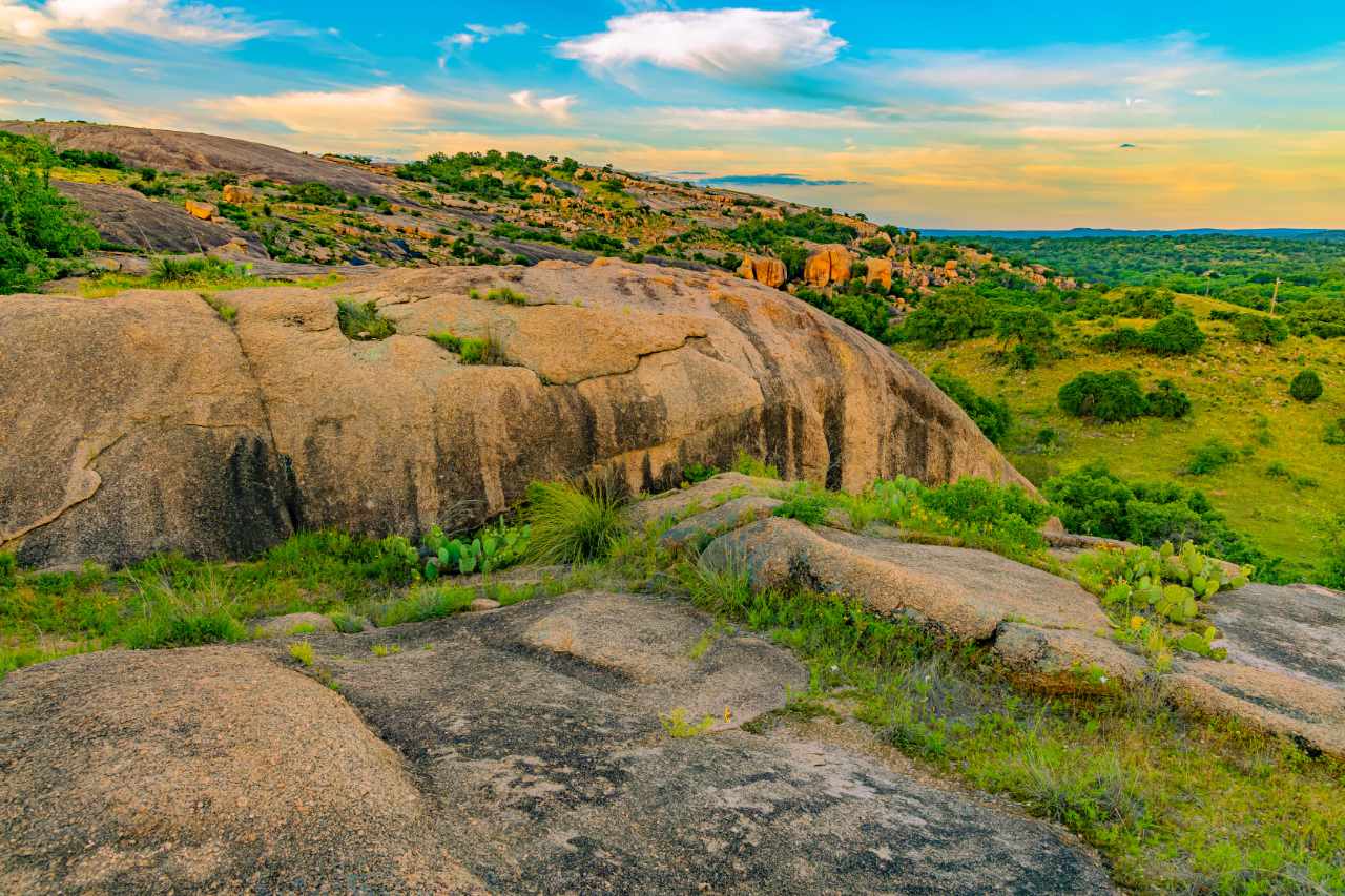 a view of Enchanted Rock State Natural Area